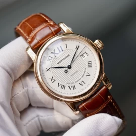 Đồng Hồ MontBlanc Star 18k Rose Gold Automatic 40mm 101640 Fullbox khoá đôi