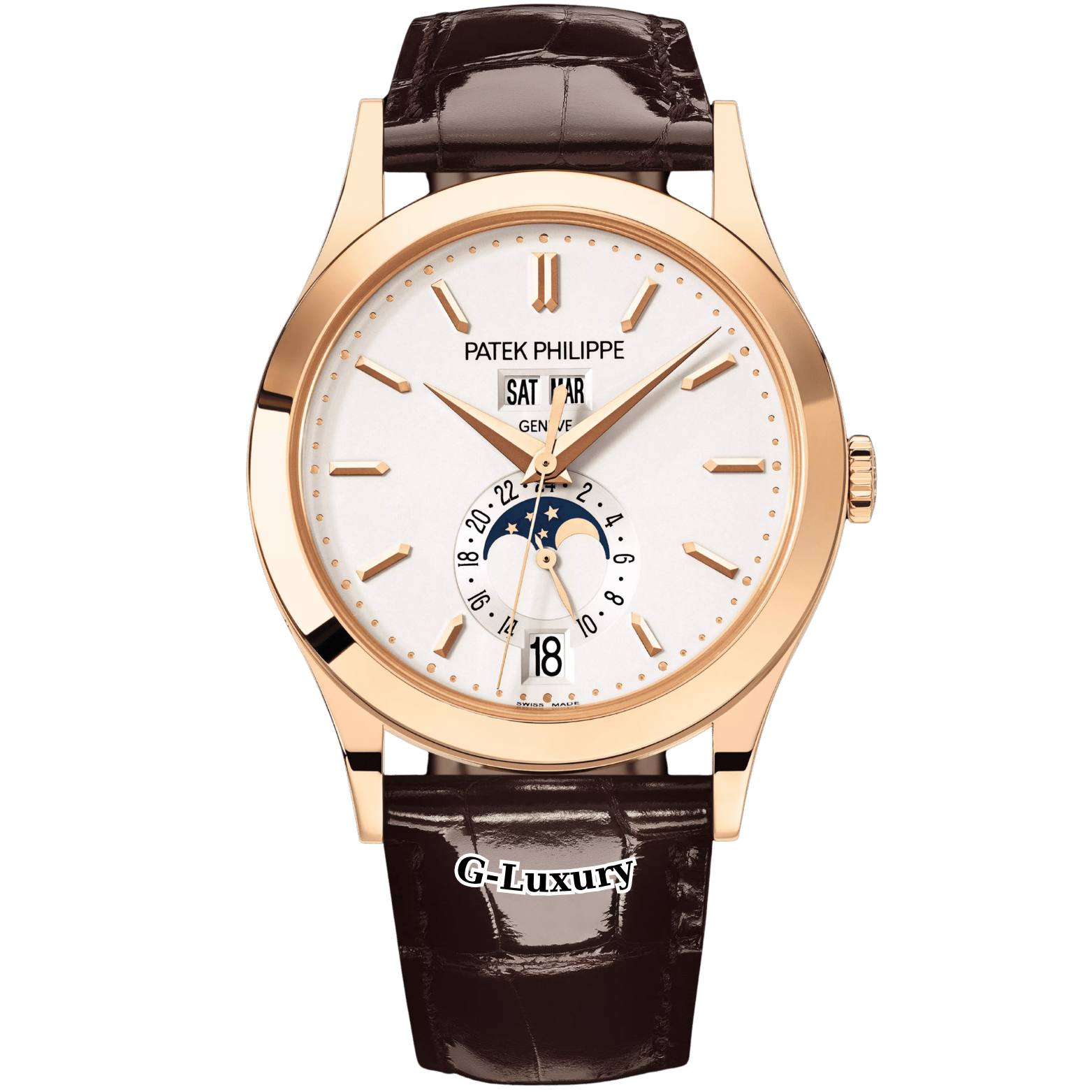 Patek Philippe Complications Annual Calendar Moonphase White Dial 38.5mm – 5396R-011