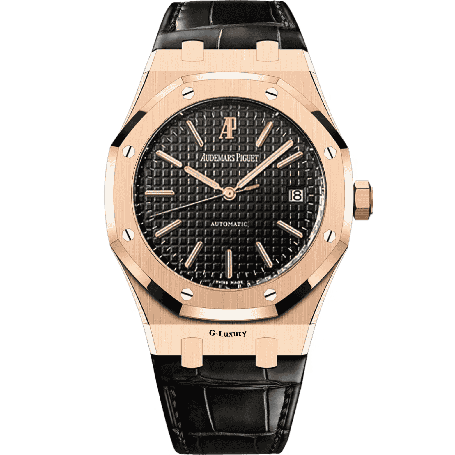 Audemars Piguet Royal Oak Selfwinding Rose Gold 39mm Black Dial 15300OR.OO.D002CR.01