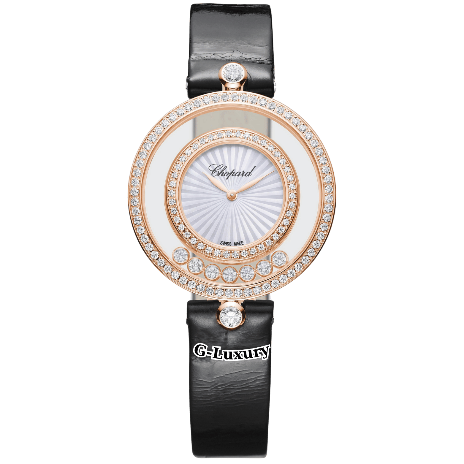 Chopard Happy Diamonds Icons 209426-5201 – 32mm MOP Guilloché Dial