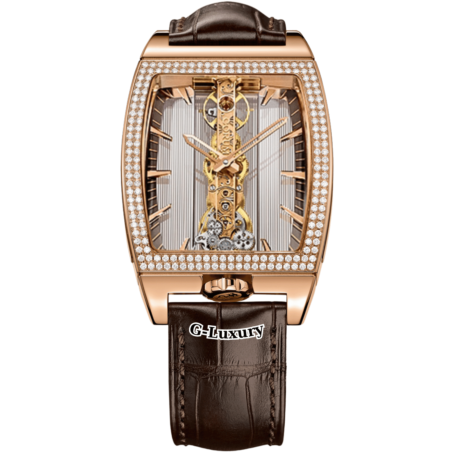 Corum Golden Bridge Automatic Rose Gold with Skeleton Dial 313.167.85/0002 GL10R