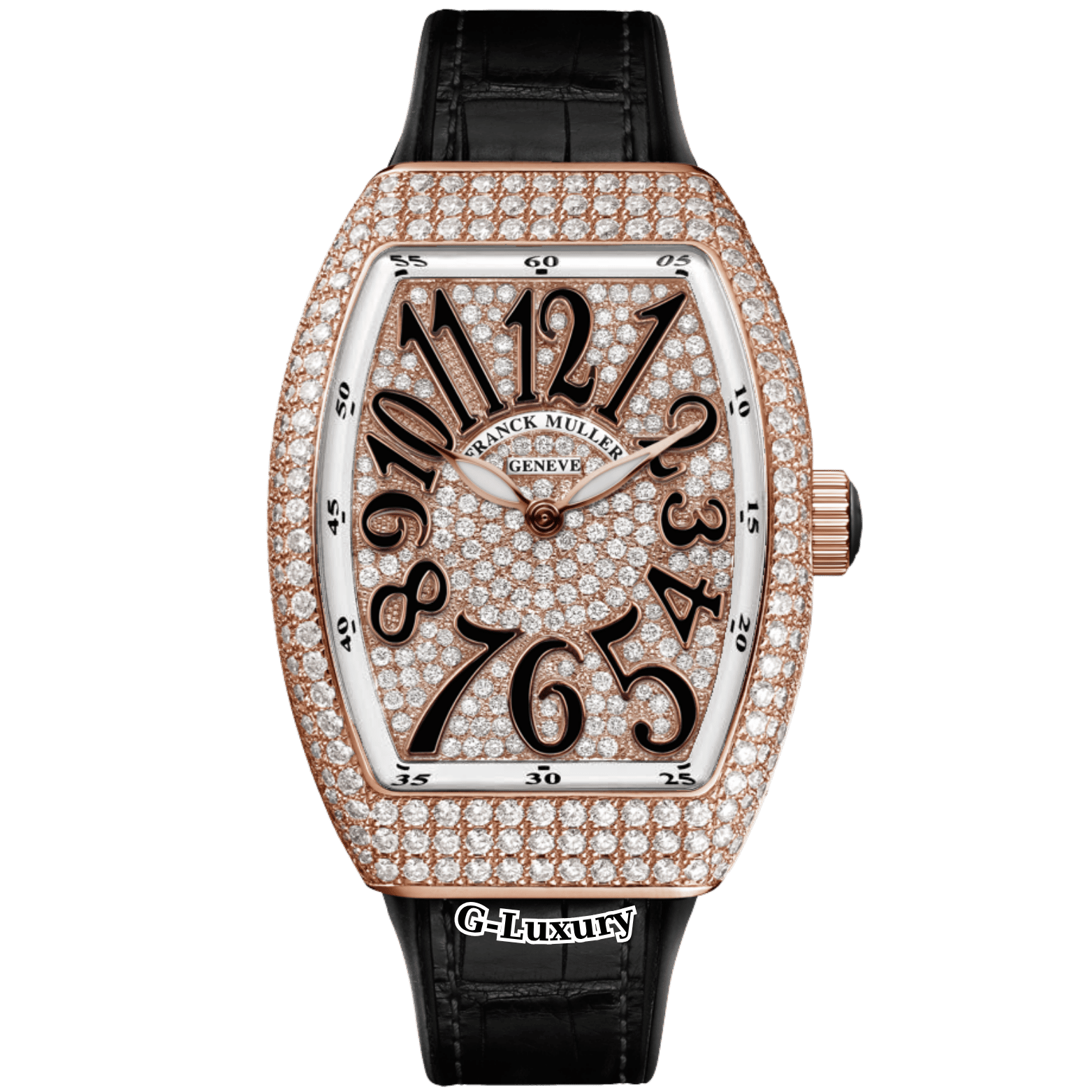 Franck Muller Vanguard V32 King Gold Full Diamonds