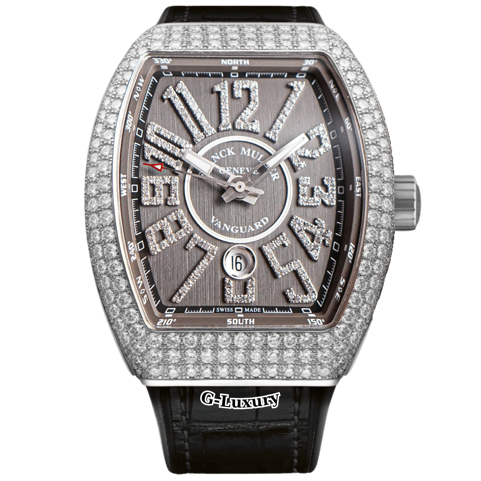 Franck Muller Vanguard V45 Steel – Custom Diamonds