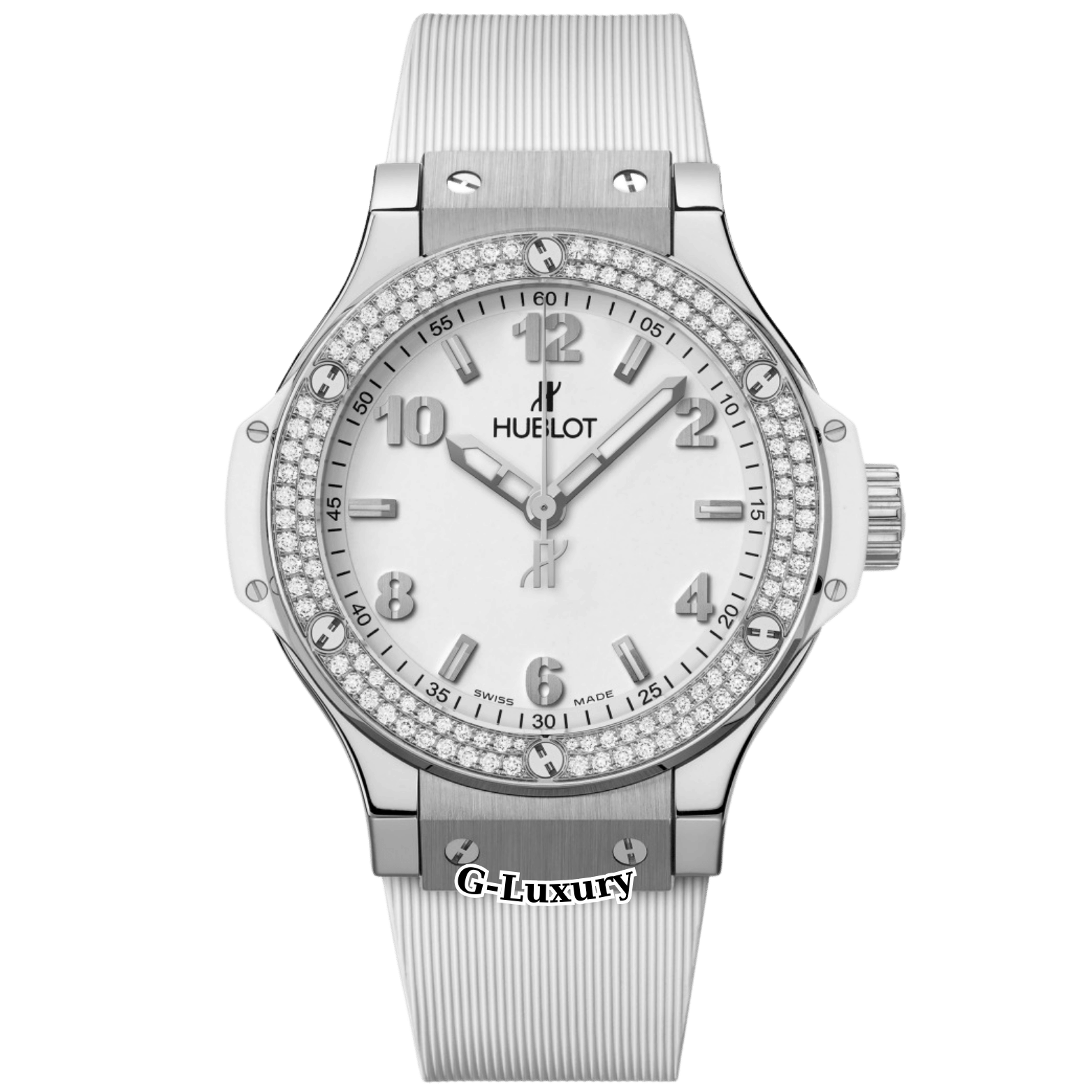 Hublot Big Bang Original Steel White Diamonds 38mm Ref. 361.SE.2010.RW.1104.PLP