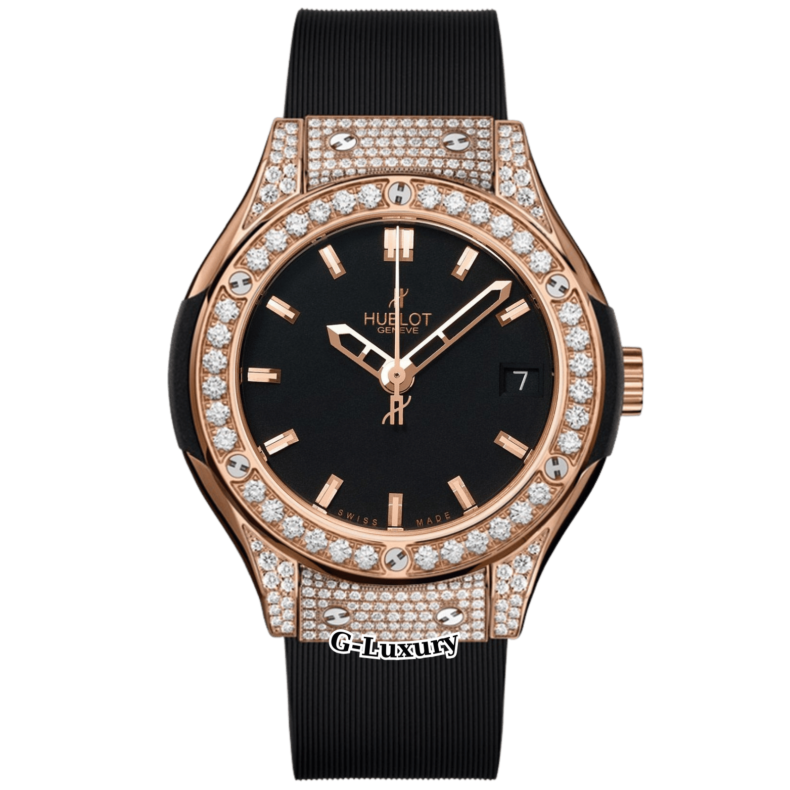 Hublot Classic Fusion King Gold Pave 33mm Ref. 581.OX.1180.RX.1704