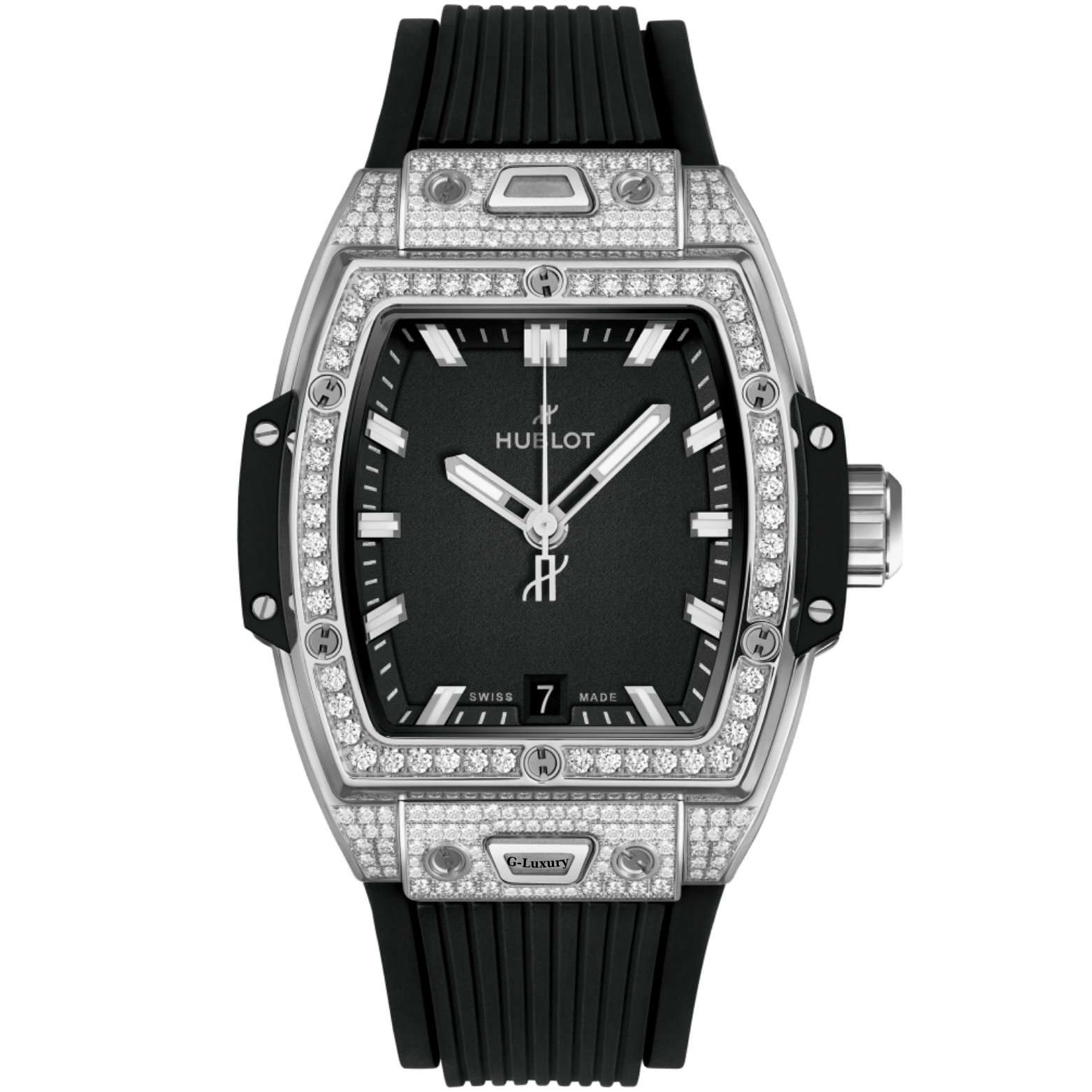 Hublot Spirit Of Big Bang Titanium Pave Diamonds Automatic 39mm Ref. 662.NX.1170.RX.1604