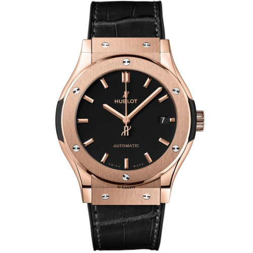 Hublot Classic Fusion King Gold Black Dial 42mm 542.OX.1181.LR