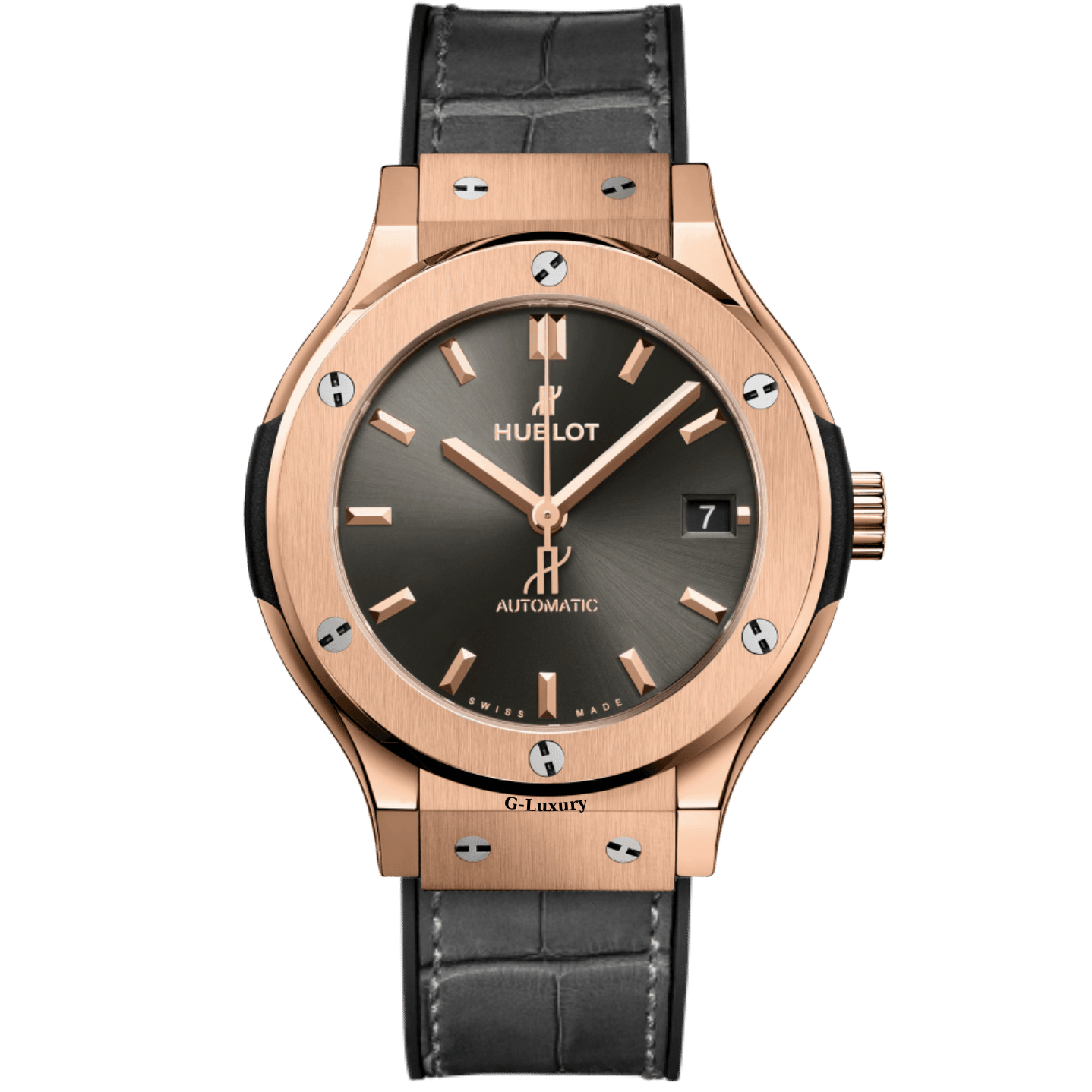 Hublot King Gold 38mm Grey Dial 565.OX.7081.LR