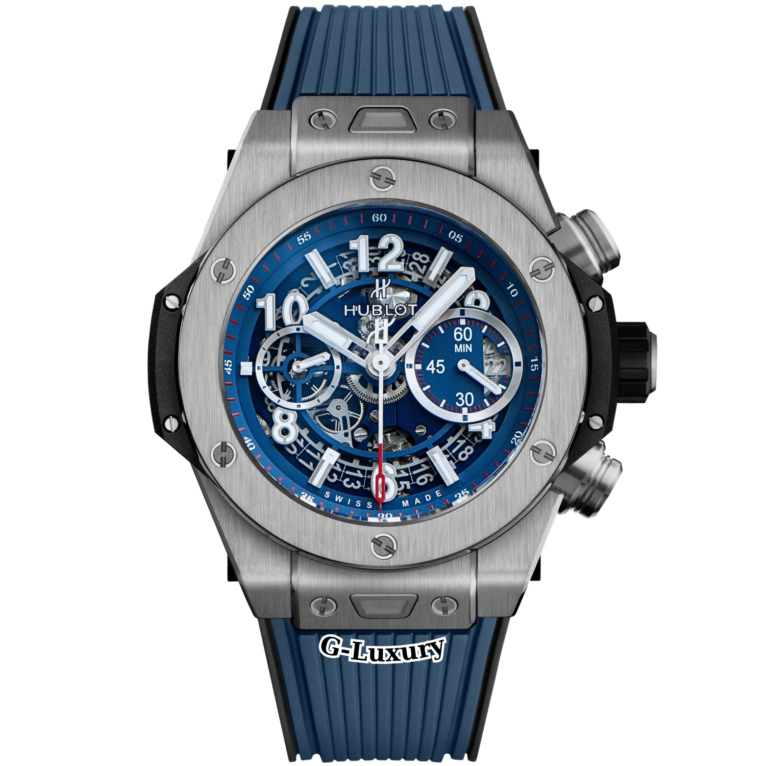 Hublot Big Bang Unico Titanium Blue 45mm Ref. 411.NX.5179.RX