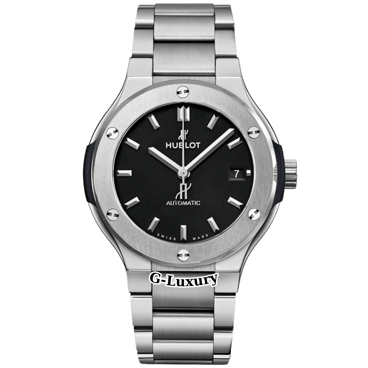Hublot Classic Fusion Automatic 45mm 510.NX.1170.NX Titanium Bracelet – Black Dial