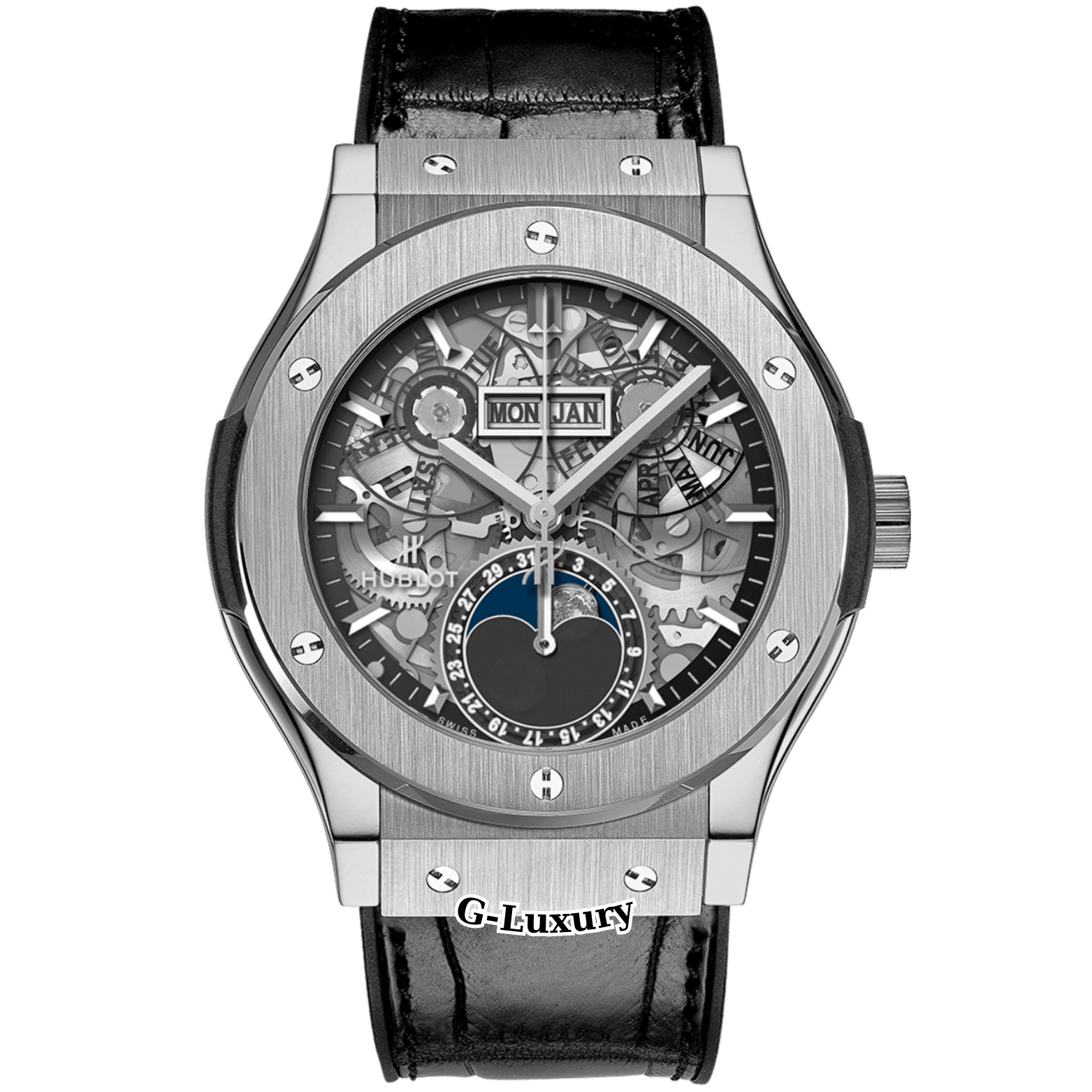 Hublot Classic Fusion Aerofusion Moonphase Titanium 45mm Ref. 517.NX.0170.LR