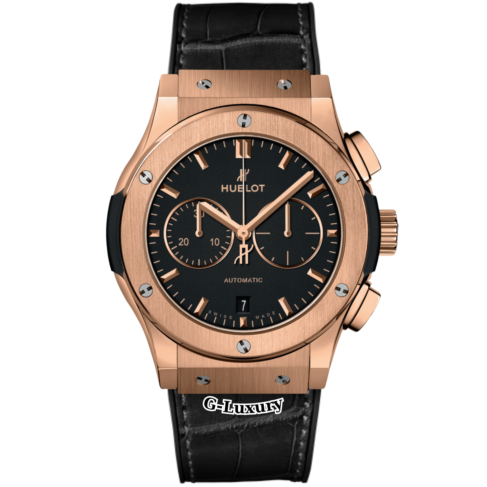 Hublot Class Fusion Chronograph King Gold 42mm 541.OX.1181.LR Black Dial