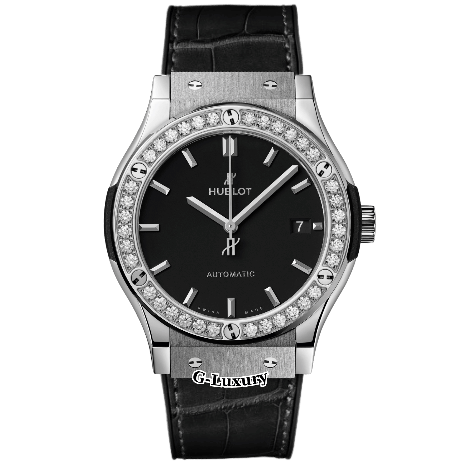 Hublot Classic Fusion 42mm Ref. 542.NX.1171.RX Diamond Bezel