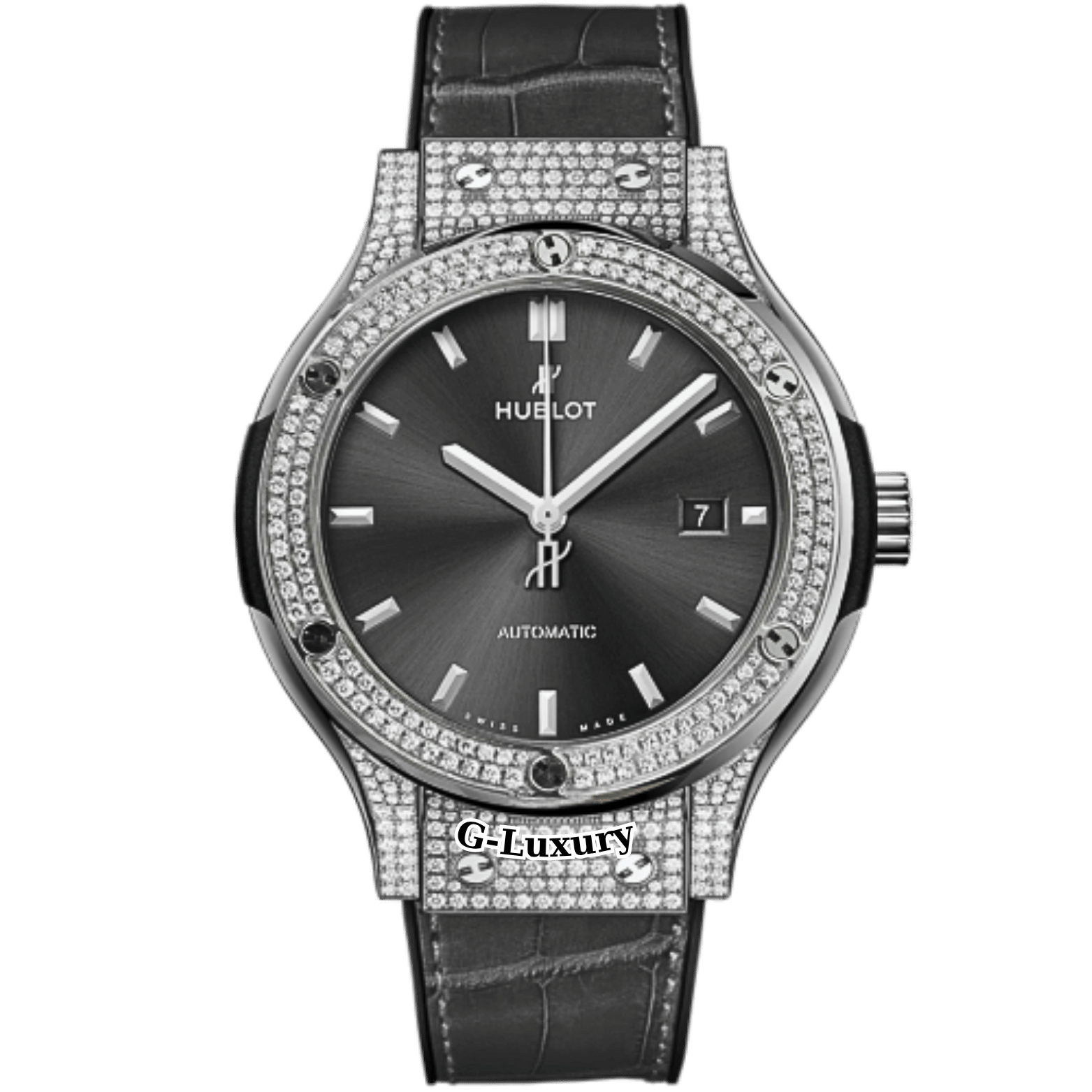 Hublot Classic Fusion Titanium 42mm Ref. 542.NX.7071.LR - Custom Diamonds