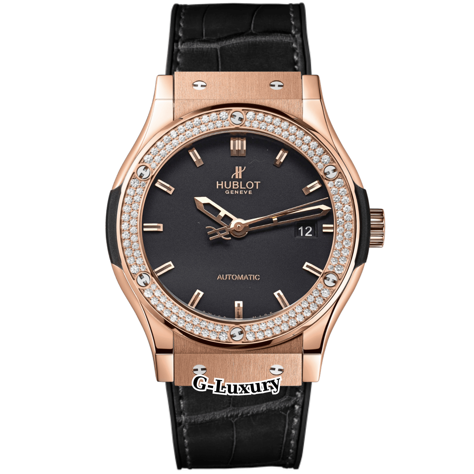 Hublot Classic Fusion Automatic 42mm King Gold & Diamonds – Ref. 542.OX.1180.LR.1104
