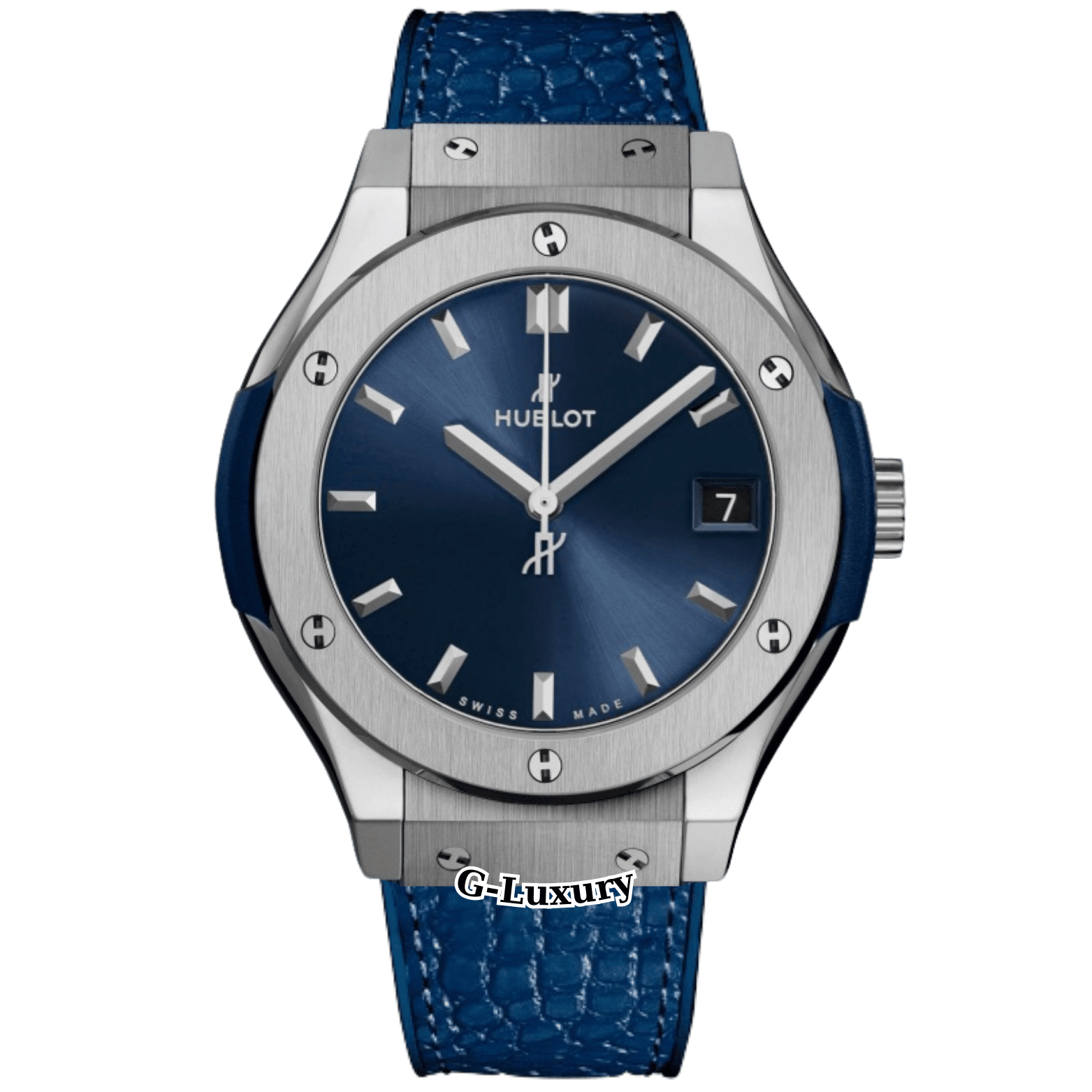 Hublot Classic Fusion Titanium Blue 33mm – Ref. 581.NX.7170.LR