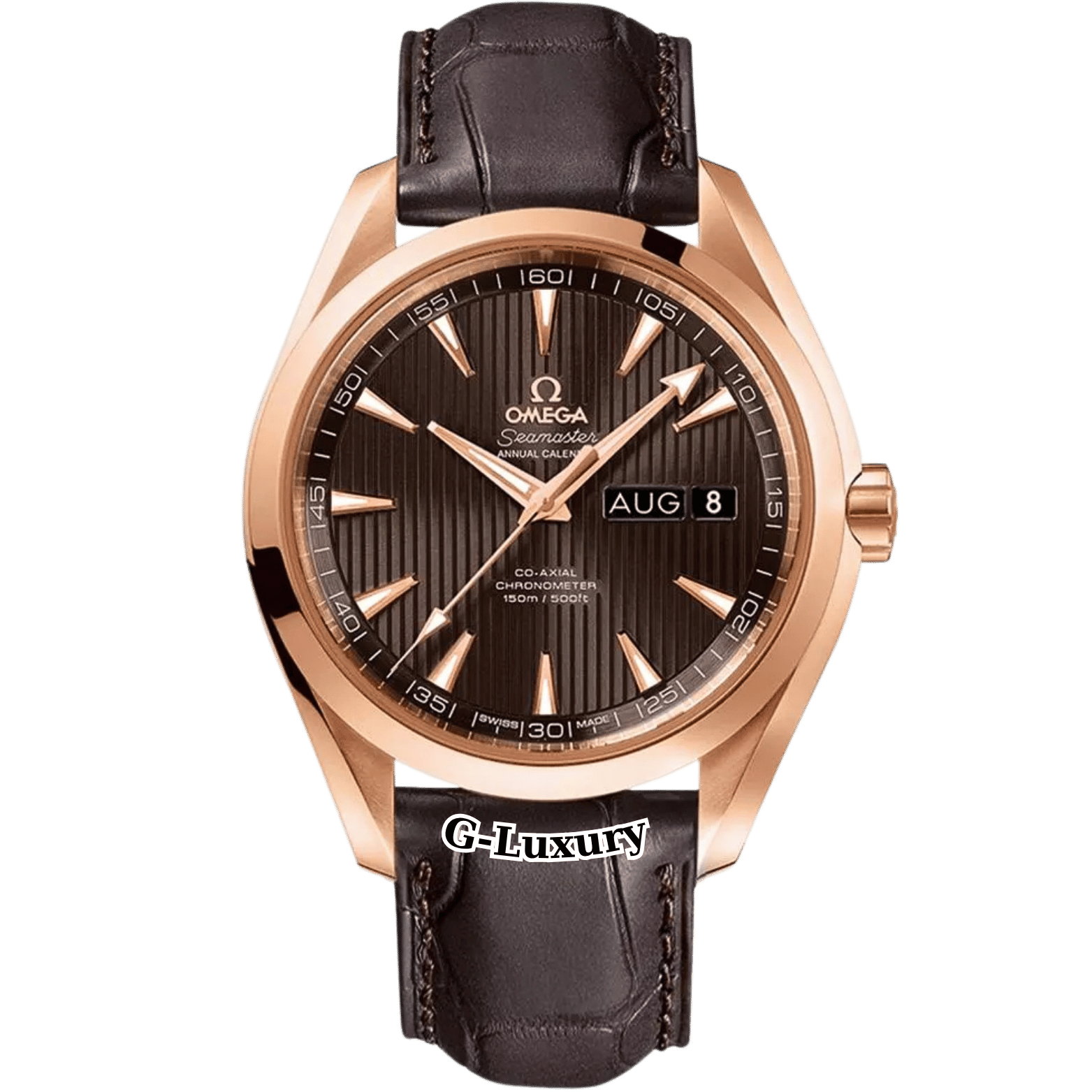 Omega Seamaster Aqua Terra 150M Co-Axial GMT 43mm 18K Red Gold – 231.53.43.22.06.003
