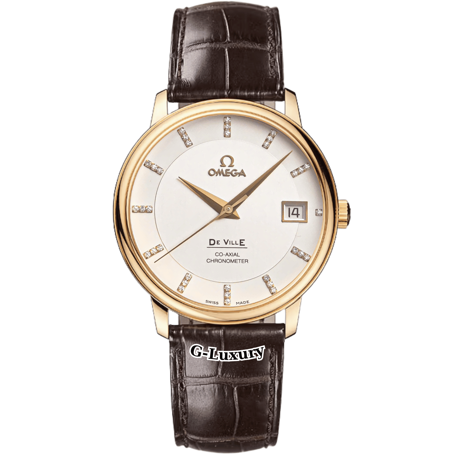 Omega De Ville Prestige Co Axial 36.5mm Yellow Gold 4617.35.02