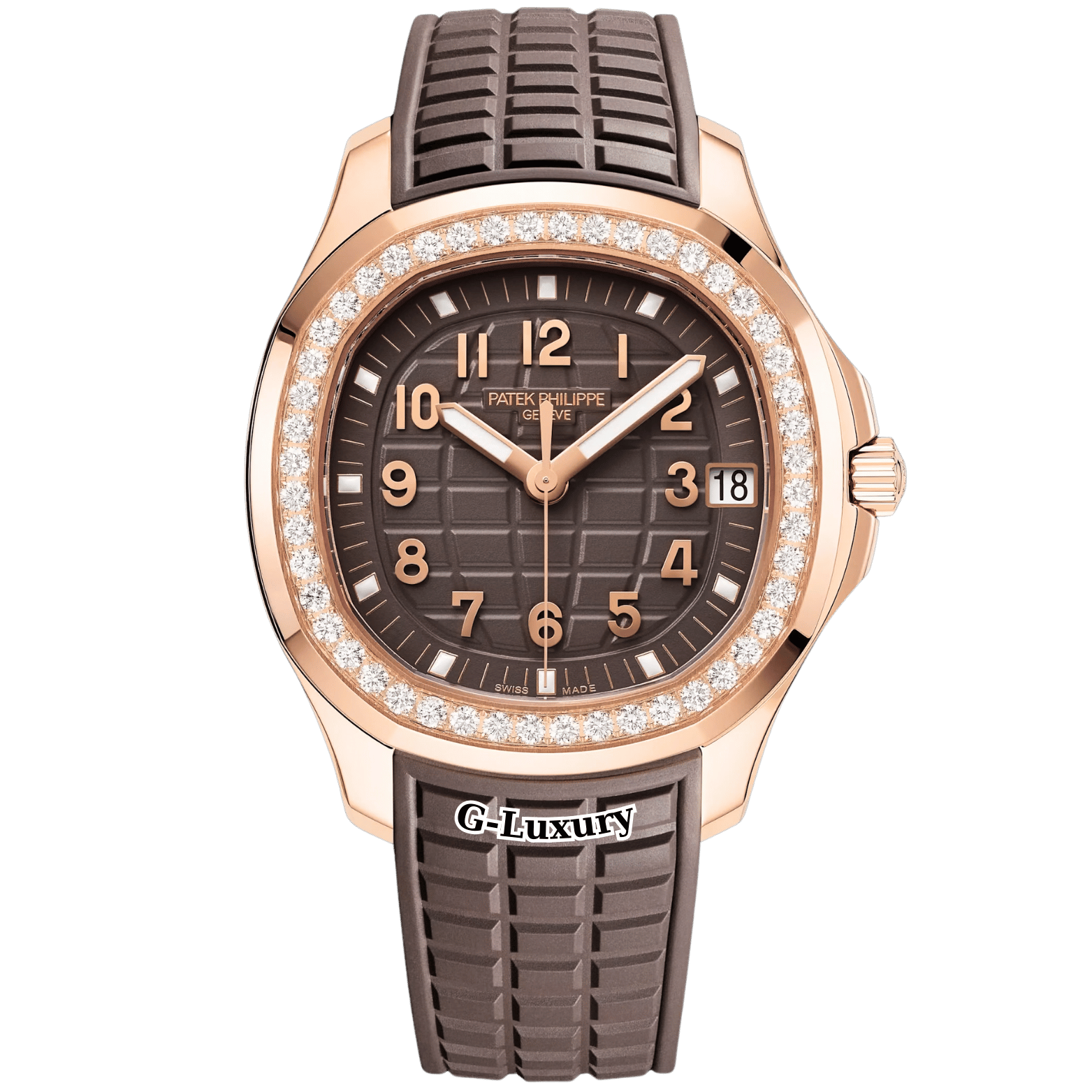 Patek Philippe Aquanaut Luce 5068R-001 - Rose Gold, Brown Dial