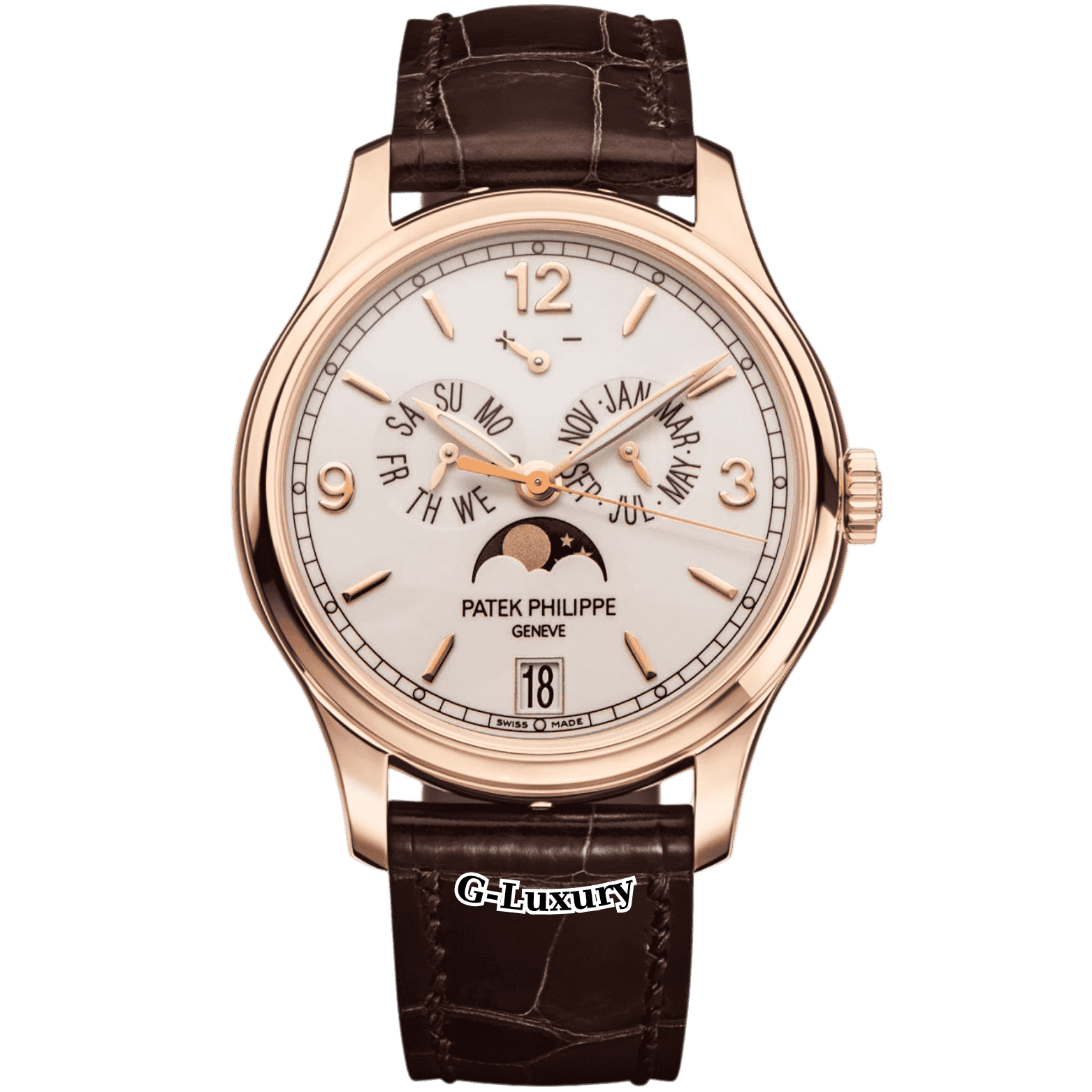 Patek Philippe Complications 39mm Ref 5146R-001 Annual Calendar Moonphase