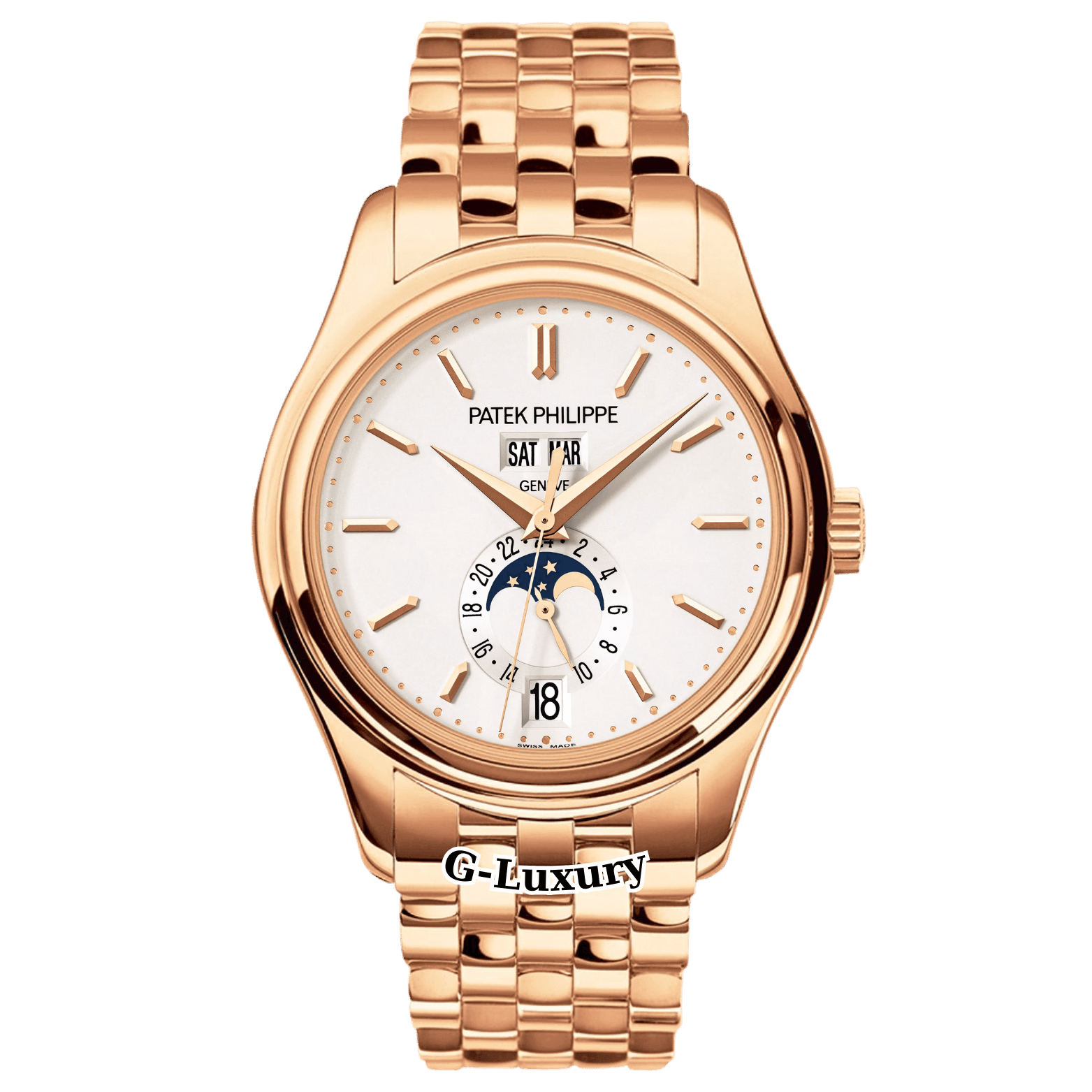 Patek Philippe Complications Annual Calendar Moonphase 5396/1R-010 – White Dial