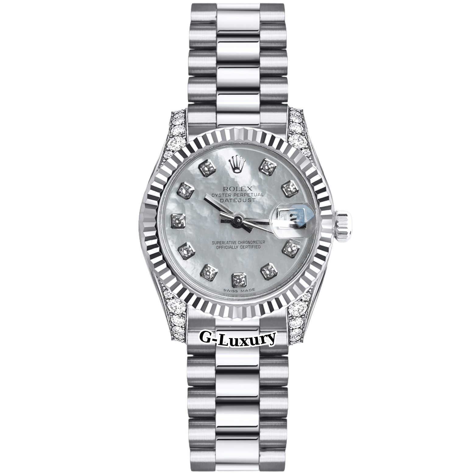 Rolex Lady-Datejust 26mm Ref. 179239 – MOP Diamond Dial