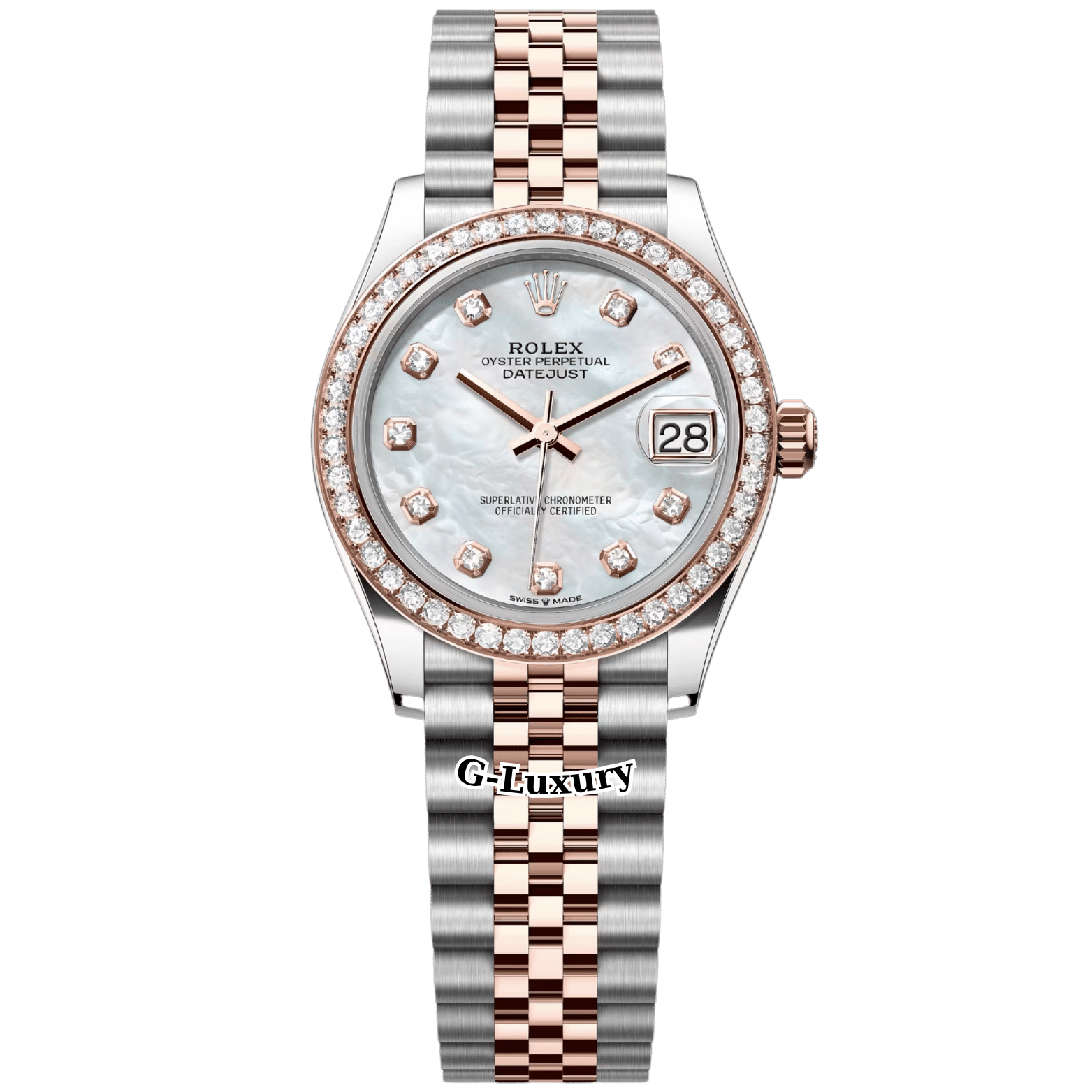 Rolex Datejust 278381RBR MOP Everose Diamond