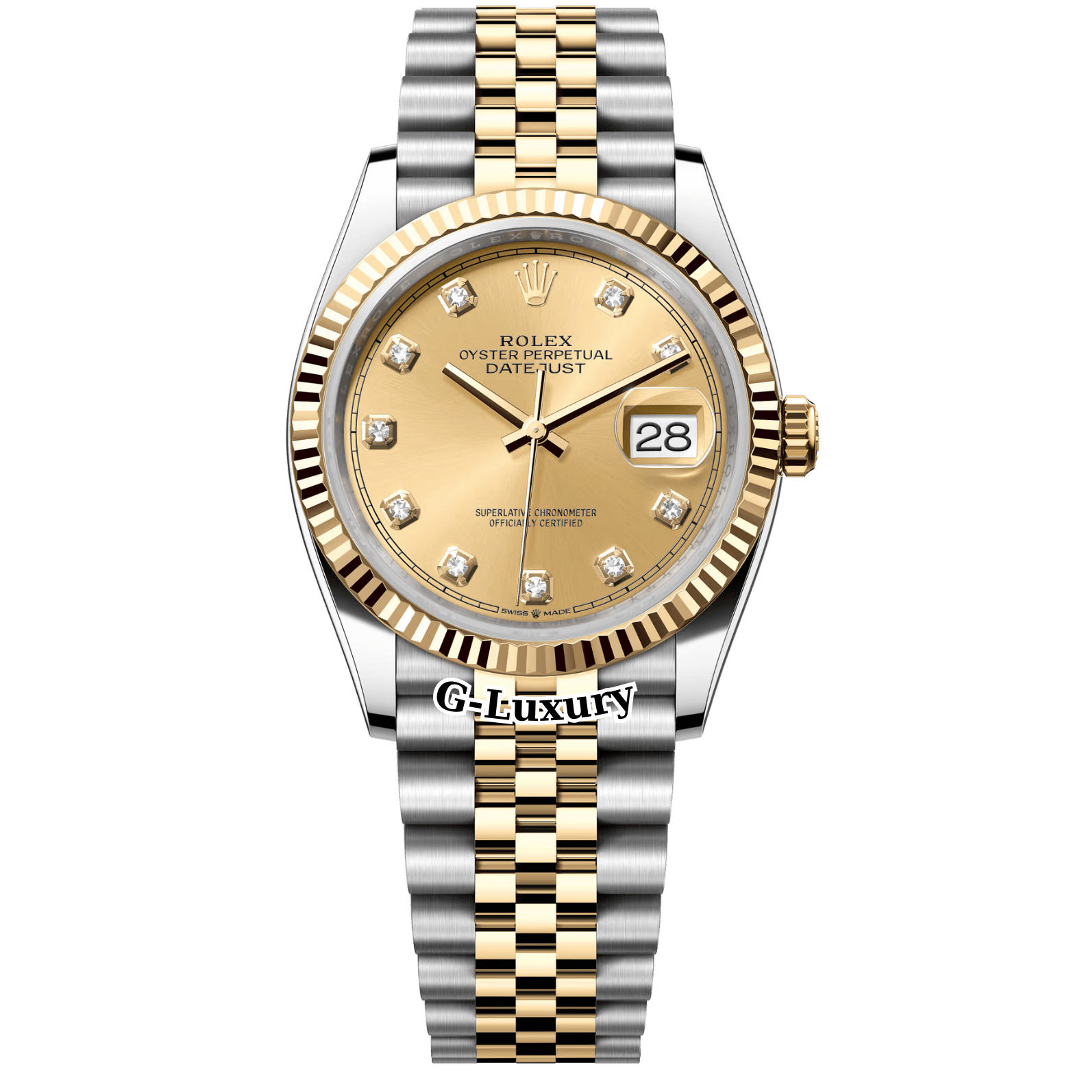 Rolex Oyster Perpetual Datejust 36mm 126233 Champagne Dial