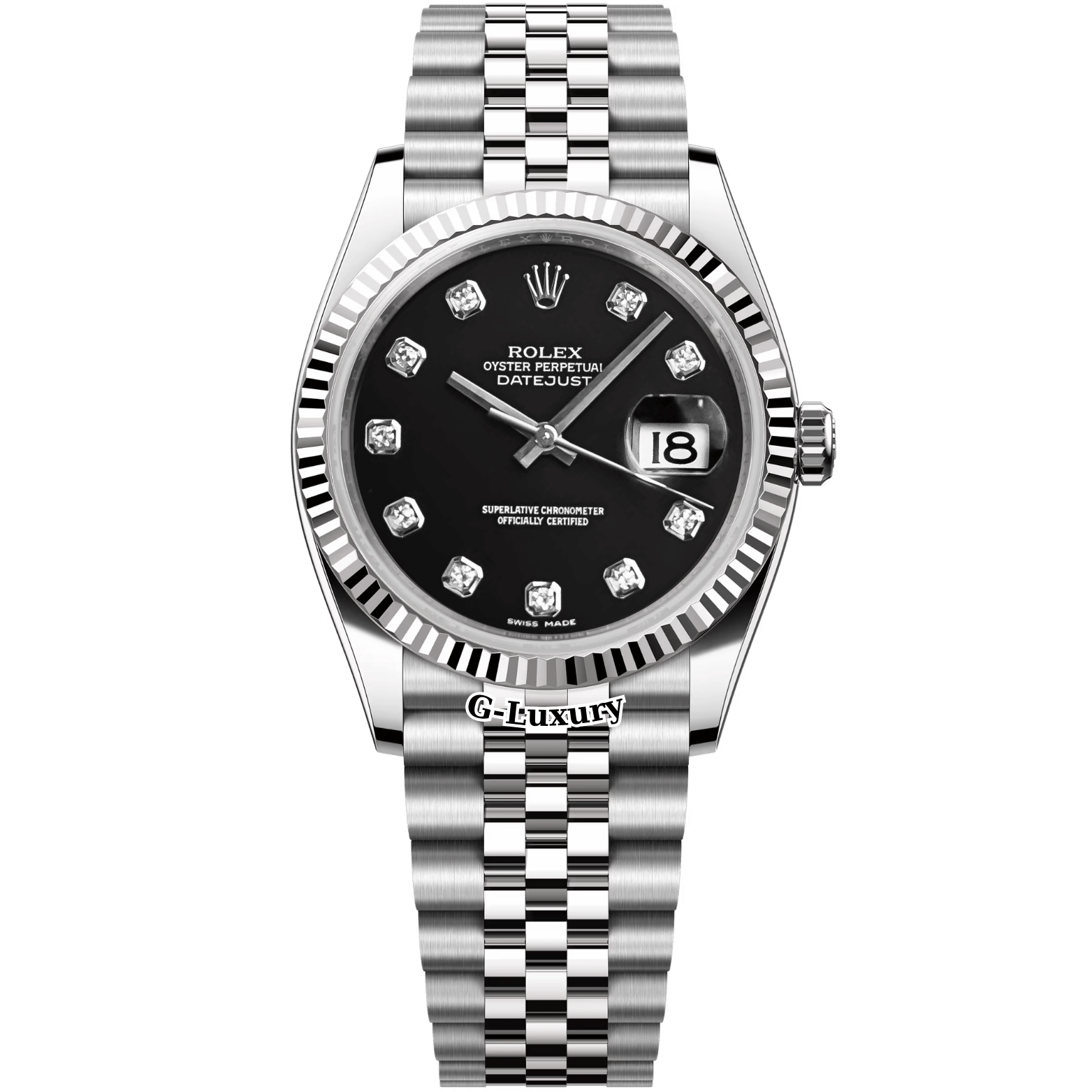 Rolex Oyster Perpetual Datejust 36mm 116234 Black Dial