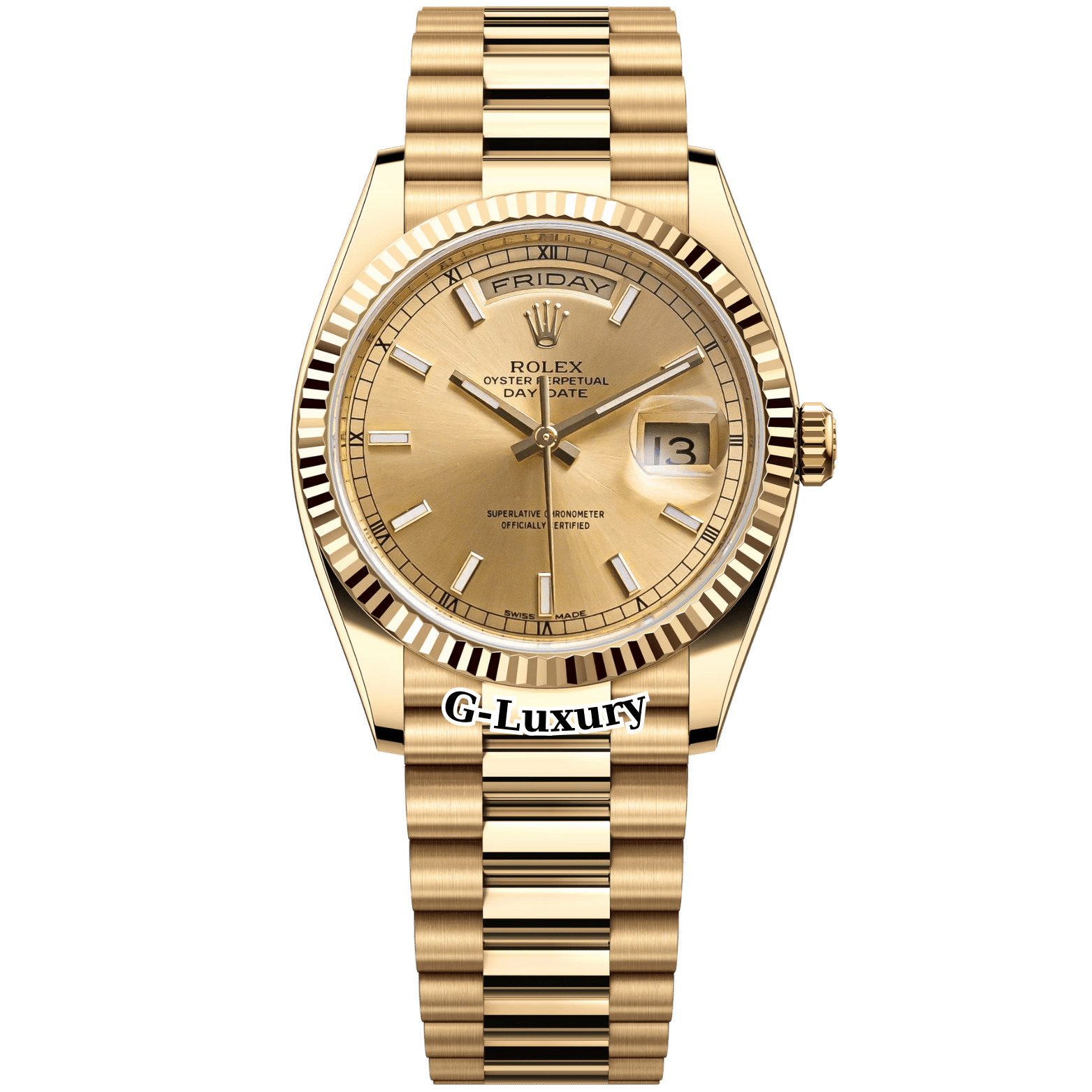 Rolex Oyster Perpetual Day-Date 36mm 118238 Champagne Dial