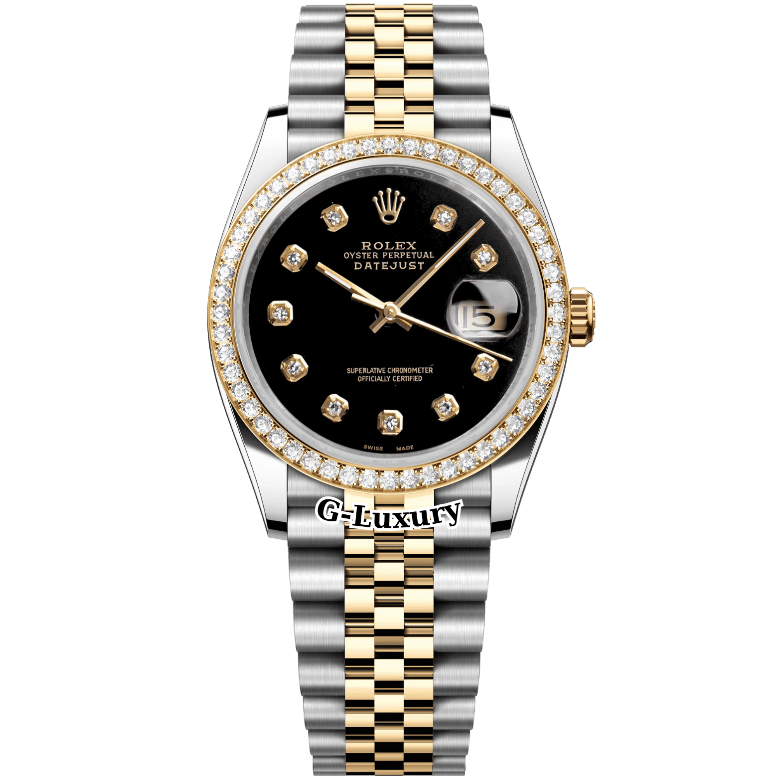 Rolex Oyster Perpetual Datejust 36mm 16233 Black Dial