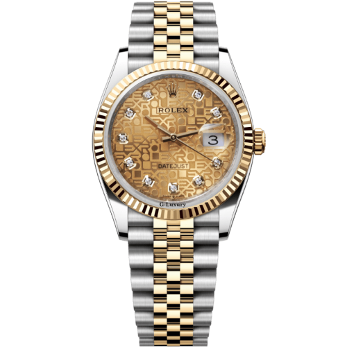 Rolex Oyster Perpetual Datejust 36mm 116233 Mặt Số Vi Tính Vàng (2018)