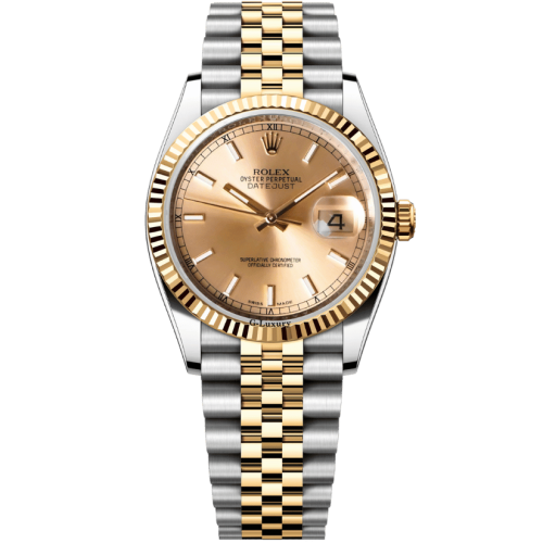 Rolex Oyster Perpetual Datejust 36mm 116233 Champagne Dial