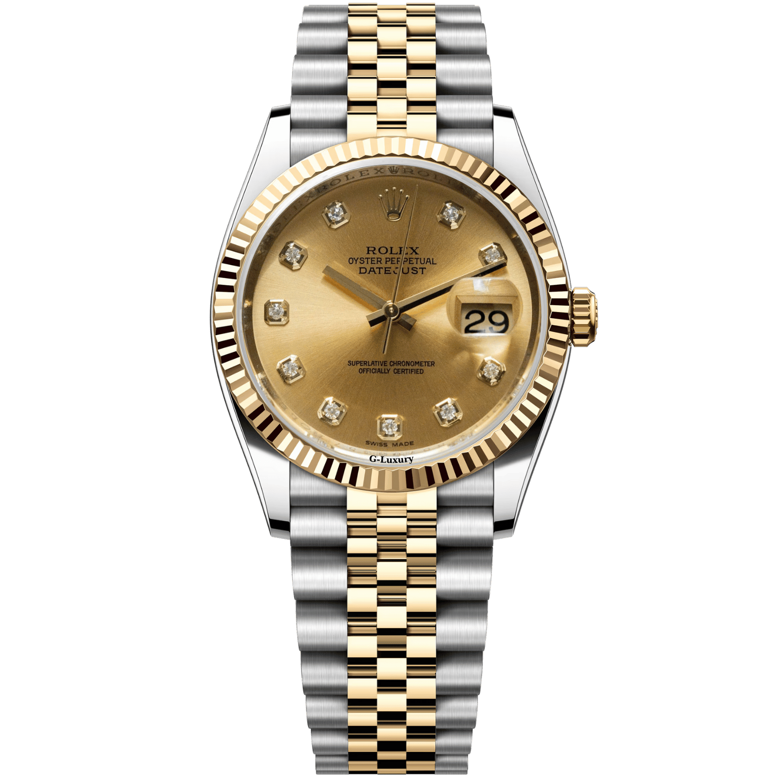 Rolex Oyster Perpetual Datejust 36mm 116233 Champagne Dial (2016)