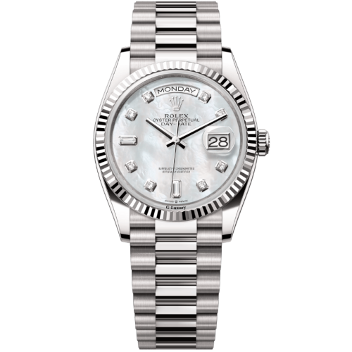 Rolex Day-Date 36mm 128239 White Gold 18K MOP dial