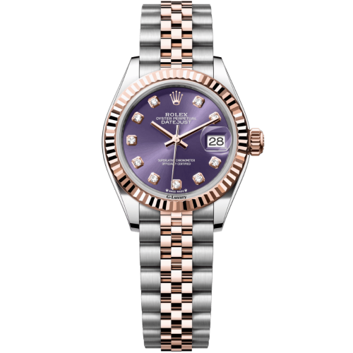 Rolex Oyster Perpetual Lady-Datejust 28mm Aubergine Dial 279171