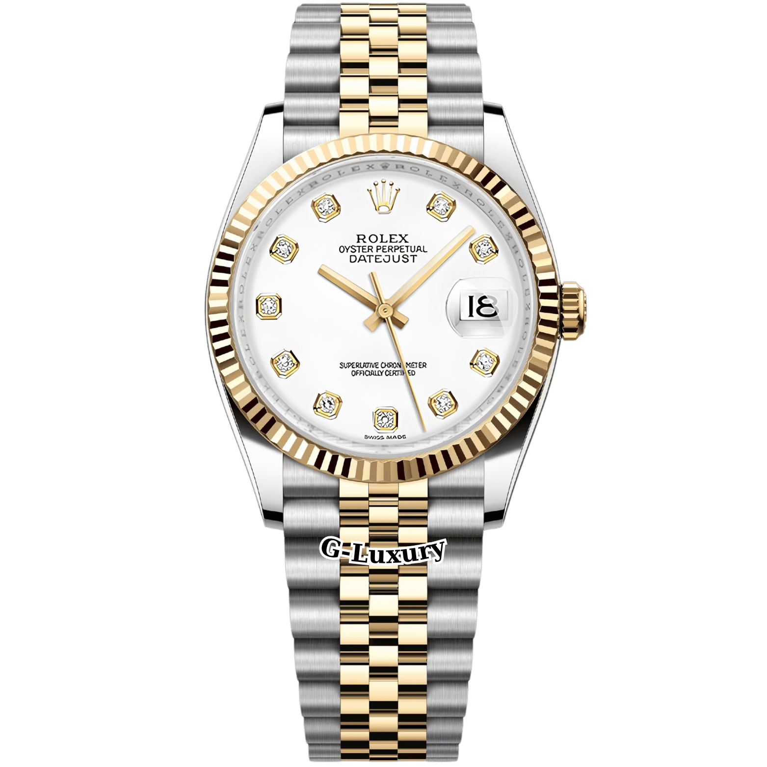 Rolex Datejust 36mm Ref. 116233 – White Dial Diamond