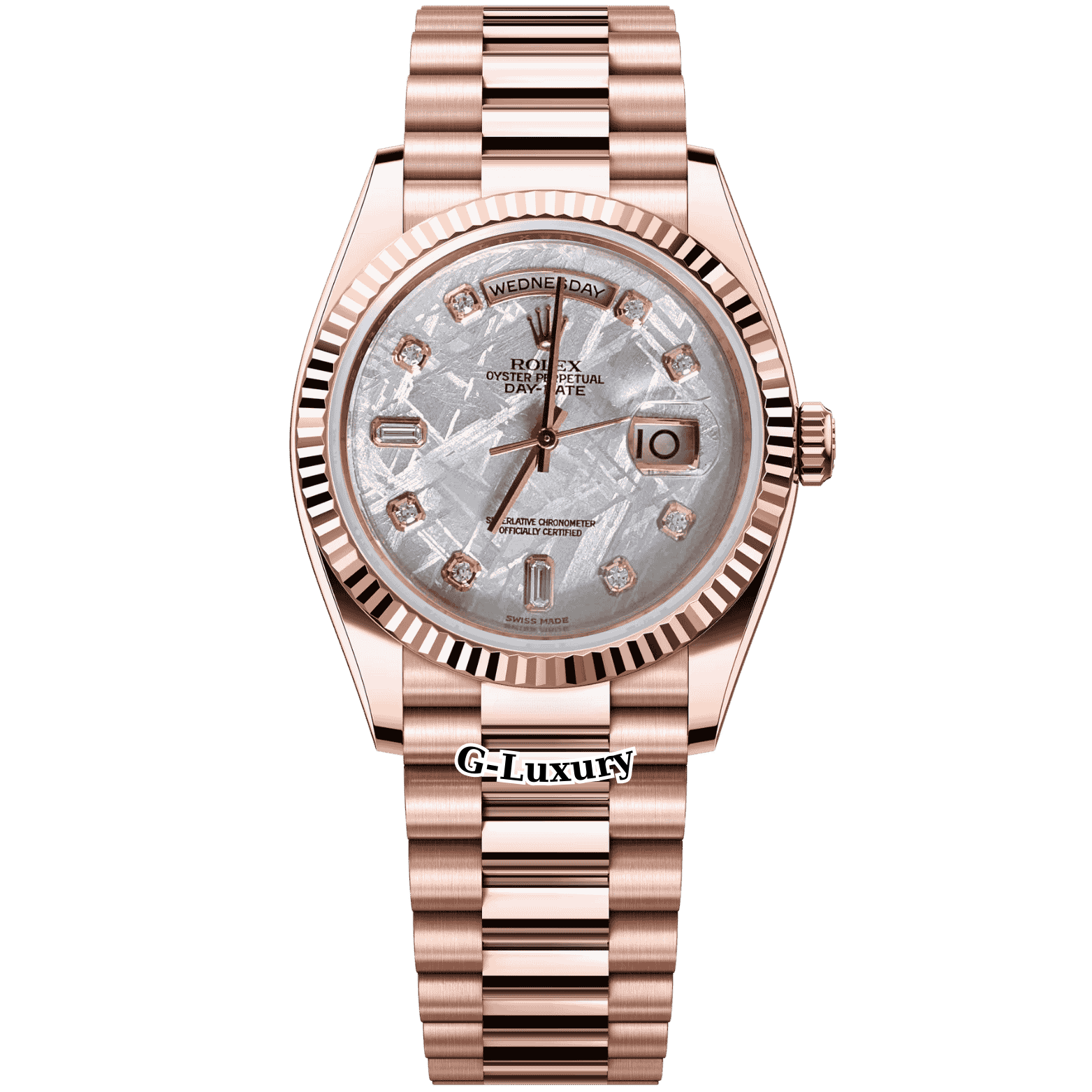 Rolex Oyster Perpetual Day-Date 36mm 118235 Mặt số thiên thạch