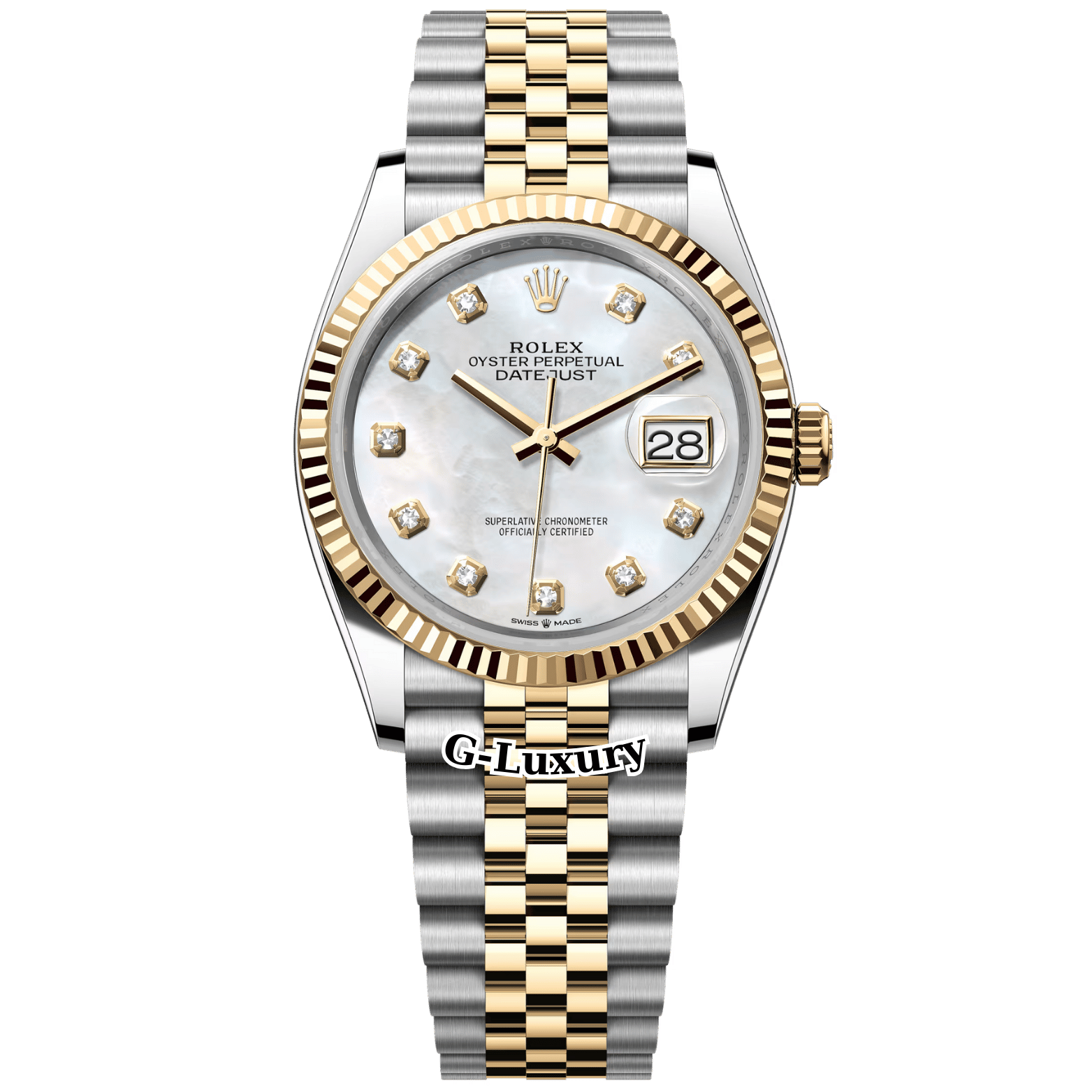 Rolex Oyster Perpetual Datejust 36 126233 White MOP Dial