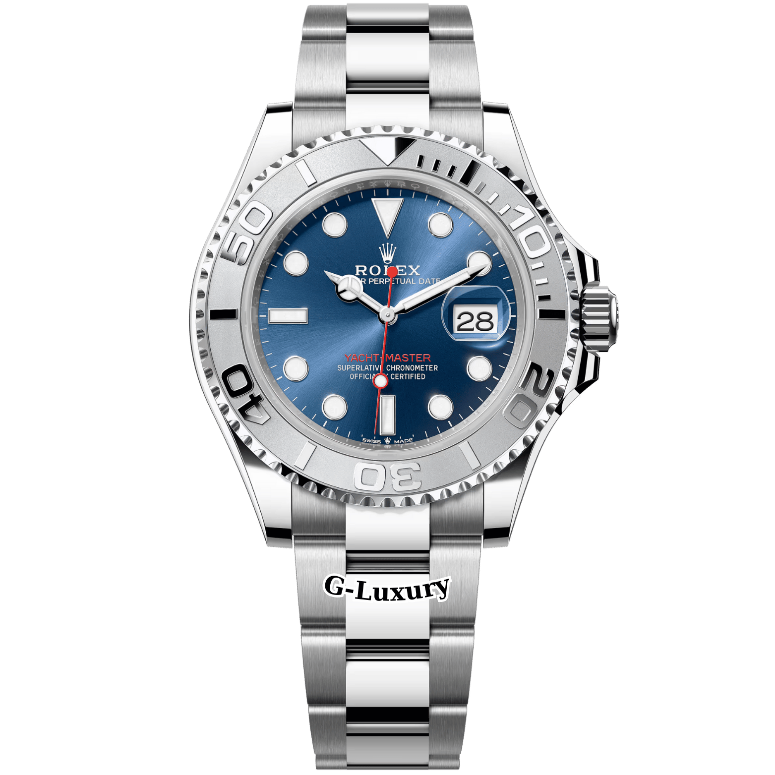 Rolex Oyster Perpetual Yacht-Master 40mm Oystersteel & Platinum Ref. 126622 Blue Dial