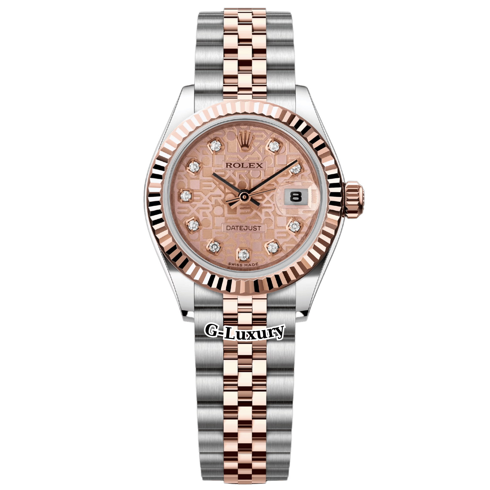 Rolex Oyster Perpetual Lady-Datejust 26mm - Ref. 179171 Mặt số vi tính hồng