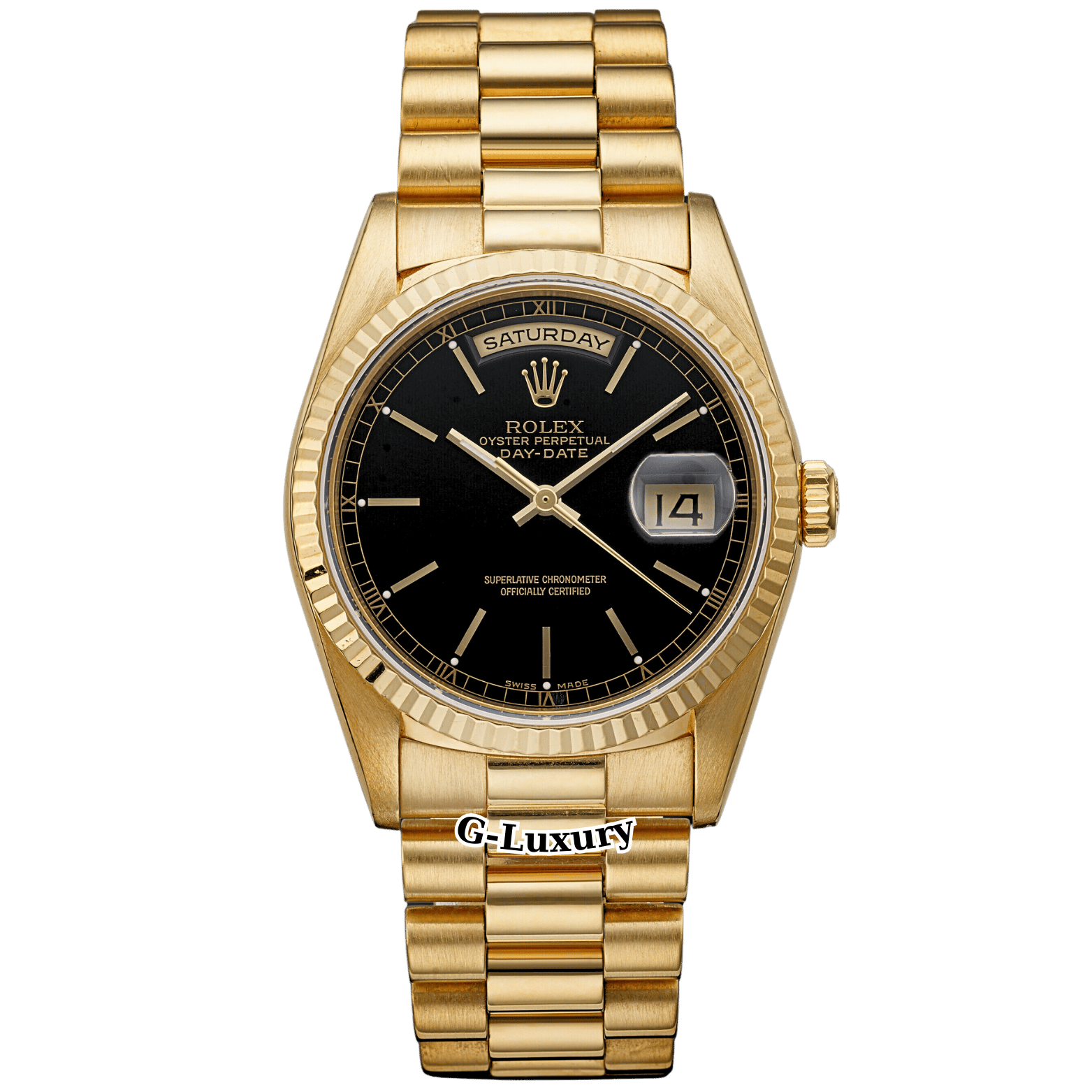 Rolex Day-Date 36 Ref. 18038 President 18k Solid Yellow Gold