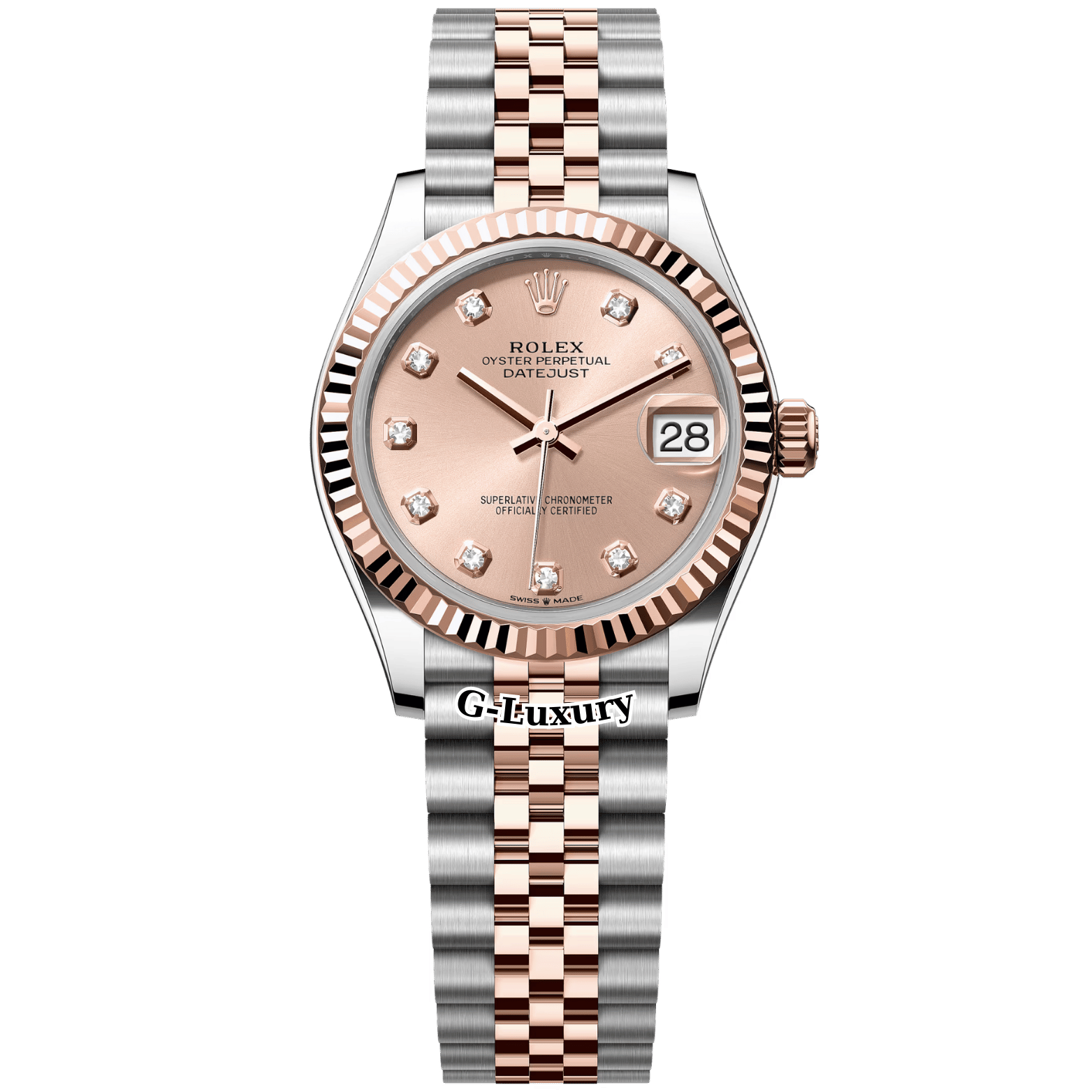 Rolex Oyster Perpetual Lady-Datejust 278271 Mặt số màu hoa hồng