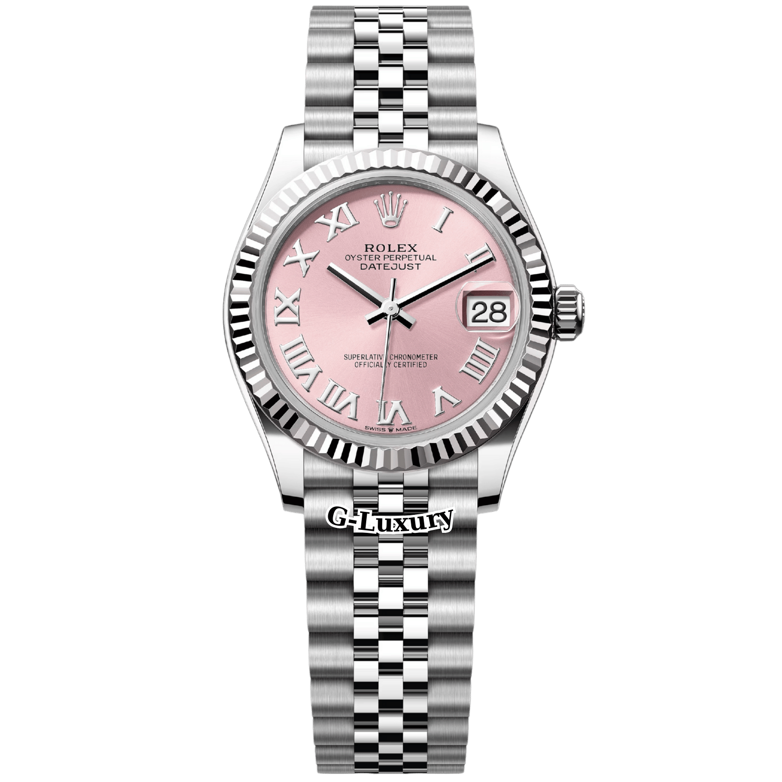 Rolex Oyster Perpetual Datejust 31 -  Ref. 278274 Pink Roman Dial