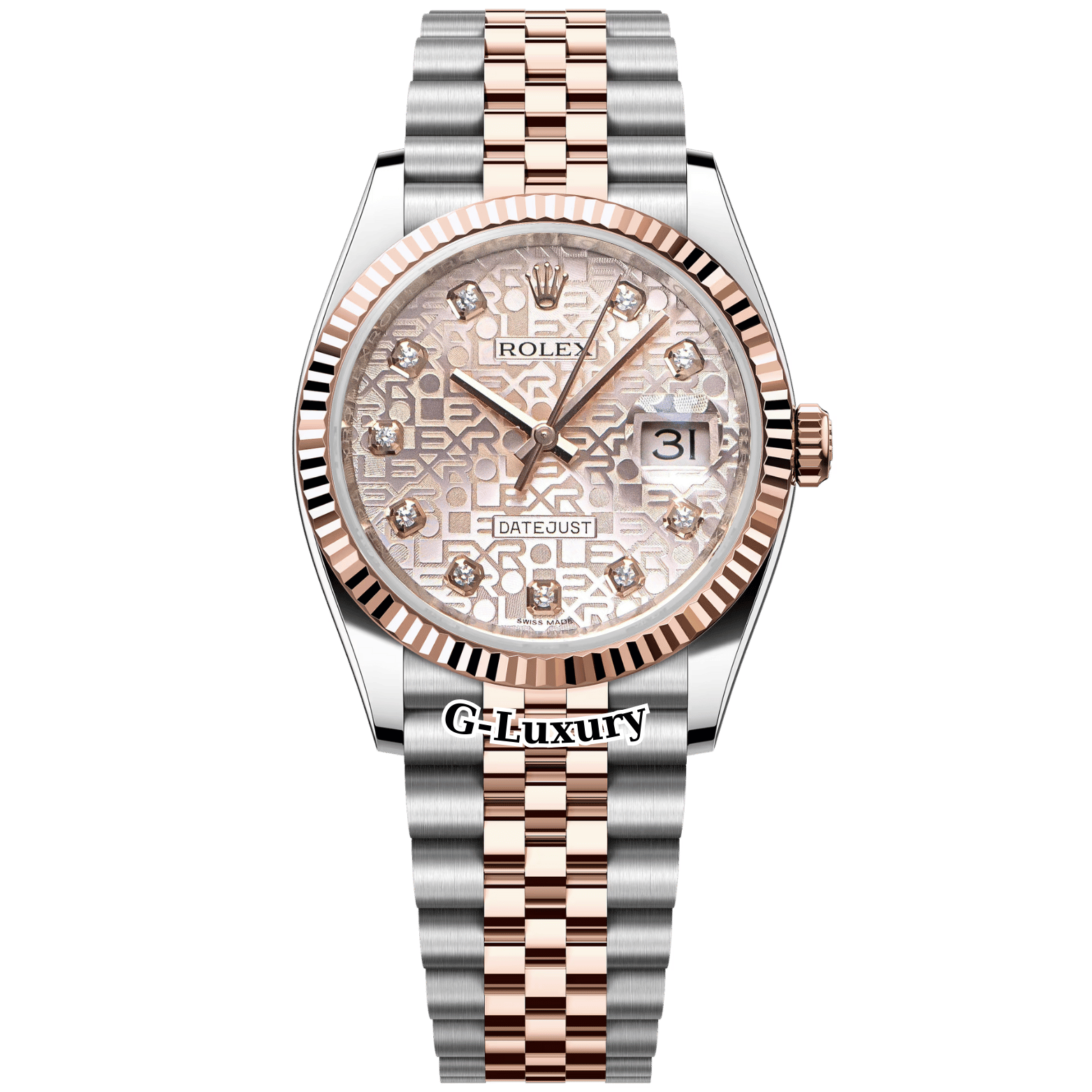 Rolex Oyster Perpetual Datejust 36mm 116231 Vi Tính Hồng Fullbox 2016