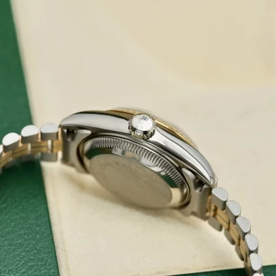 Rolex Lady-DateJust 26mm 69179 TRIDOR President vi tính vàng cọc số kim cương