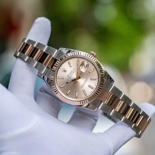 Rolex Oyster Perpetual Datejust 41mm 126331 thép Oystersteel và vàng Everose