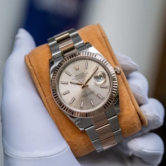 Rolex Oyster Perpetual Datejust 41mm 126331 thép Oystersteel và vàng Everose