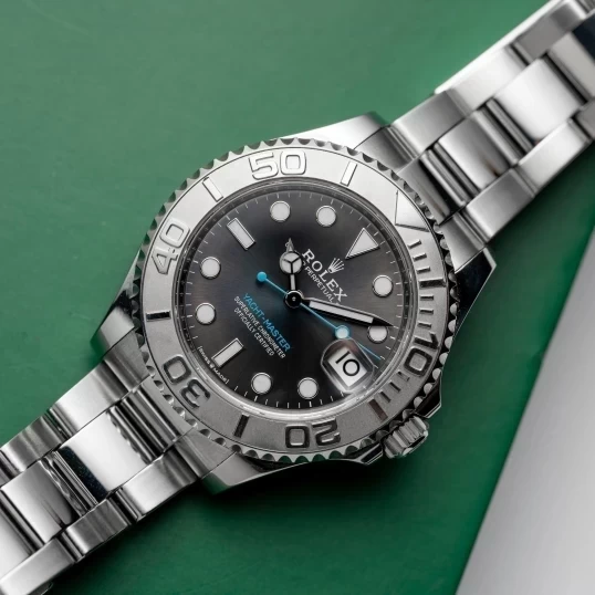 Rolex Oyster Perpetual Yacht Master 37mm 268622 thép Oystersteel và bạch kim (Rhodium) với dây đeo Oyster