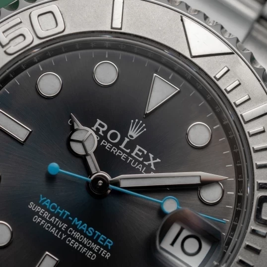 Rolex Oyster Perpetual Yacht Master 37mm 268622 thép Oystersteel và bạch kim (Rhodium) với dây đeo Oyster